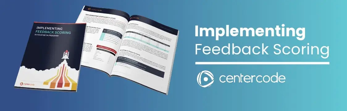 Implementing Feedback Scoring whitepaper by Centercode