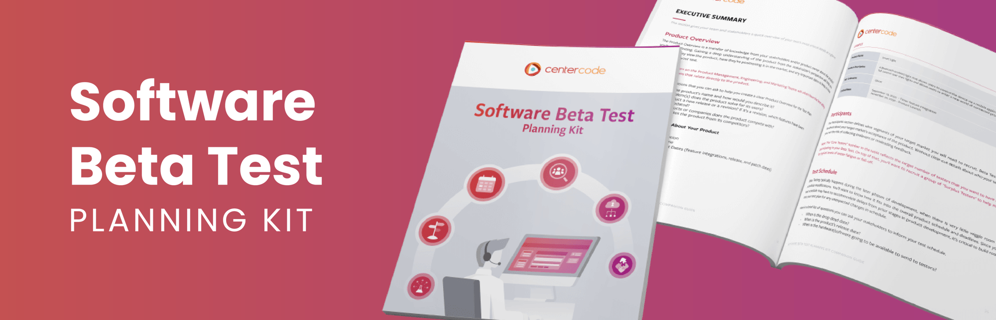 Software Beta Test Planning kit by Centercode